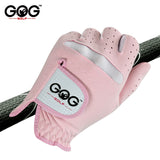 GOLF GLOVES Professional Breathable Pink soft Fabric For women left and right hand