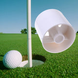 Golf Training Aids Putting Putter Hole Cup Plastic White Green GOG 1pc Yard Garden Backyard Practice