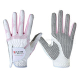 Golf gloves slip-resistant women's granules microfiber cloth gloves