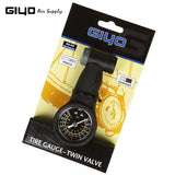 GIYO Tire Table Bicycle Tire Pressure Gauge 160Psi Mountain Road Bike Air Tire Meter For Presta Valve/Schrader valve