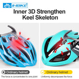 Cycling Helmet Bicycle Helmet Magnetic Goggles Mountain Road Bike Helmets Sunglasses Cycling Glasses 3 Lens Bike Helmet