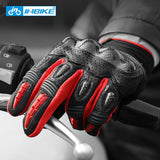 Pro Motorcycle Gloves Men Protect Hands Full Finger Moto Gloves Touch Screen Downhill Cycling Racing Leather Bike Gloves