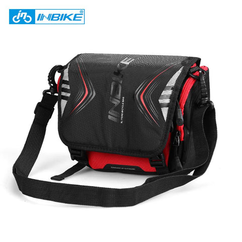 Waterproof Bike Bag Large Capacity Handlebar Front Tube Bag Bicycle Pocket Shoulder Backpack Cycling Bike Accessories
