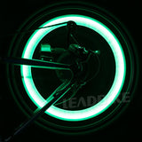 Bicycle Gas Lamp Tyre Tire Wheel Cap LED Light Waterproof