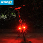 4PCS/PACK LED Bicycle Front Light Tail Light  Waterproof