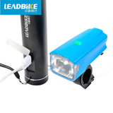 Bicycle Light USB Rechargeable ABS LED Waterproof MTB Bike Front Flash Light