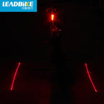 Bicycle Rear Light 3 Colors Led ABS Warning Tail
