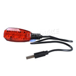 Bicycle USB Rechargable LED Light Waterproof Multifunctional