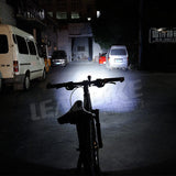 LED Bicycle Headlight Super Bright Wide Range Waterproof Front Light Bike Safety Night