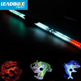 64 LED RGB Bicycle Wheel Spoke Light Waterproof Programmable DIY