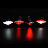 Waterproof LED Bicycle Taillight Super Bright Warning Front Rear Light Flashing Lamp