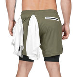 Running Shorts Jogging Gym Fitness Training Quick Dry Pants