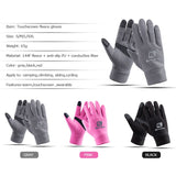 Men Women Winter Thermal Fleece Touchscreen Gloves Cycling Gloves For Hiking Camping Skiing Running