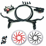 Mountain Bike Hydraulic Brake MTB Bicycle Oil Pressure Disc Brake Set Front and Rear Bettery 160/180mm