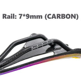 Multicolor carbon saddle Mtb carbon fiber road Bicycle saddle 270x143mm