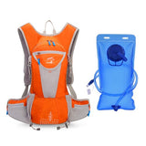 18L Cycling Backpack Orange Bicycle Bike Bag with Hydration Outdoor Sports Water Bag Climbing Camping Hiking Backpack