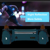 New Running Belt With 2 Water Bottle Reflective Belt Men Women Waist Pack Outdoor Sport Multifunction Running Bags