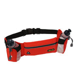 New Running Belt With 2 Water Bottle Reflective Belt Men Women Waist Pack Outdoor Sport Multifunction Running Bags