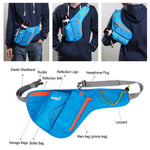Sport Running Bags With 500ml Water Bottle Waist Bag Men Women Fanny Pack Run Belt For Phone Pocket Camping Hiking Bag