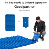 Lightweight Moisture-proof Air Mattress Nylon TPU Inflatable Mattress Camping Mat For 2Person