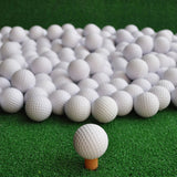 20 pcs/bag White Indoor Outdoor Training Practice Golf Sports Elastic PU Foam Balls