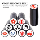 Golf Ball Stamper Stamp Marker Impression Seal Quick-dry Plastic Multicolors Golf adis Accessories Symbol