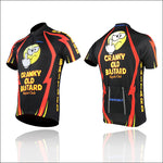 Baisqi Mens Short Sleeve Cycling Jersey Funny Bike Shirt
