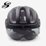 Riding Helmet Men's and Women's Glasses Integrated Magnetic Suction Goggles