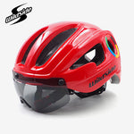 Riding Helmet Men's and Women's Glasses Integrated Magnetic Suction Goggles