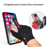 Outdoor Sport Gloves Men's Fitness Gloves Long Finger Winter Windproof Cycling Bike Gloves MTB Road Bicycle Tactical Gloves