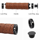 Bicycle Grips Punch PU Comfortable Non-slip Moisture Absorption Handlebar Tape MTB Road Bike Ultralight Cycling Parts