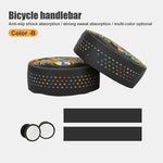 Bicycle Handlebar Tape  Road Bike Comfortable PU Leather EVA Material Multicolor