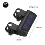 Bicycle Light Solar Energy Charging IPX6 Waterproof Intelligent Switch MTB Road Bike Headlight Cycling Accessories