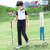Golf Clothing Breathable Children Pants for Boys Golf Apparel Sports Casual Pants Skin Friendly Comfort Quick Dry