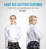 Women Summer Shirt Underwear Golf Shirt Sunscreen UV Ice T-shirts Long Sleeve Clothes Golf Apparel Outdoor Sport