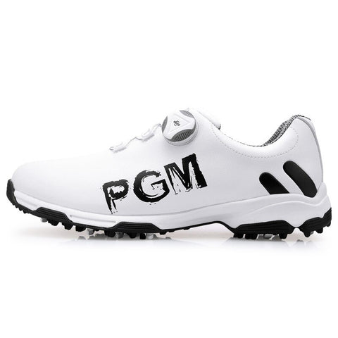 golf shoes men's shoes sports waterproof anti slip for golfer new patented rotate buckle Shoelace