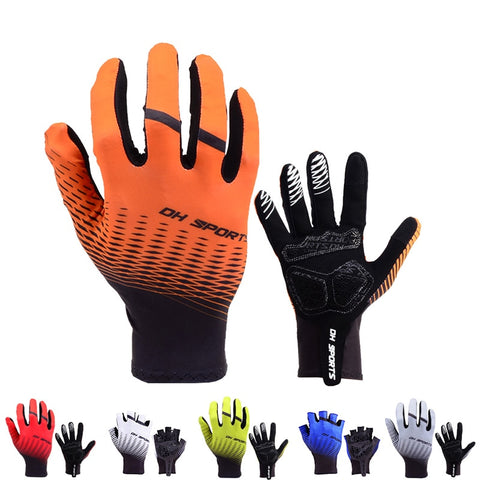 Cycling Gloves Full Finger Sport Shockproof Anti Slip Touch Screen Bicycle Gloves Men Women Half Finger Bike Glove