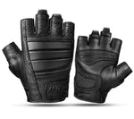 Goat Leather Cycling Gloves Summer Men Sport Gym Motorcycle Bicycle Half Finger Gloves Shockproof 2020 MTB Bike Gloves