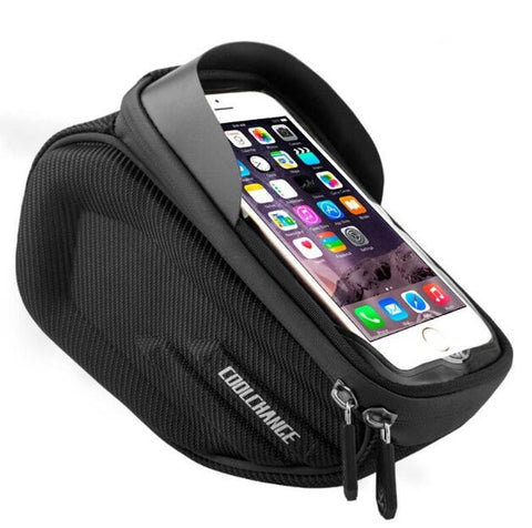 Bicycle Bag Waterproof Touch Screen Cycling Handlebar Bag Reflective Top Tube Frame Phone Bag MTB Bike Accessories