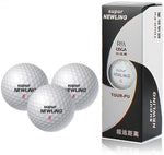 Golf Ball Game TOUR PU 1box 12pcs Three Piece with Retail Package Long Distance Soft 3-pieces