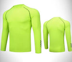 Men's Golf Summer Underwear Shirt Ice Tights Long Sleeve T Shirt UV Protection