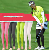 Translucent Elastic Legging Stocking Women Sunscreen Panty-hose Golf  Outdoor Pants UV-proof Light Thin Smooth long leg Sock