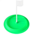 Golf Putting Cup Soft rubber Practice Putter Hole green flag Training Tool Indoor Outdoor