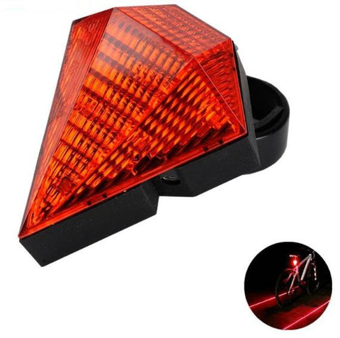 LED Bicycle Laser Rear Light Waterproof 3 Modes