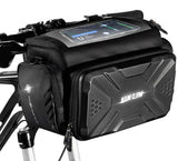 Waterproof Bike Bag 4L Large Capacity Handlebar Front Tube Bag