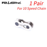 RISK Bike Chain Quick Link Connector Lock Set MTB Road Bicycle Power Chain Quick Release Buckle For 6/7/8 S /9/10/11/12 Speed