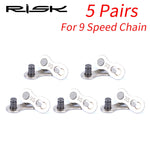 RISK Bike Chain Quick Link Connector Lock Set MTB Road Bicycle Power Chain Quick Release Buckle For 6/7/8 S /9/10/11/12 Speed