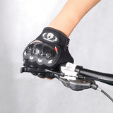 Bicycle Riding Hand Protection Mittens Cycle Riding Hand Wear Elastic Warrior Style Adult Unisex Short Finger Gloves