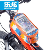 ROSWHEEL Bicycle Smart Phone 5.0 inch Bag Handlebar MTB Road Bike Cycling Front Frame Basket Storage Bycicle Bolsa 121024