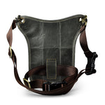 Real Leather Men Multifunction Design Casual Sling Shoulder Messenger Bag Fashion Travel Waist Belt Pack vintage leather waist pack drop leg bag